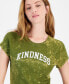 Juniors' Kindness Cotton Graphic T-Shirt