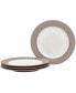 Colorwave Rim Dinner Plates, Set of 4