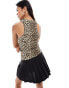 Stradivarius STR vest in leopard print