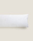 Extra long feather pillow