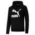 Puma Classics Logo Pullover Hoodie Mens Black Casual Outerwear 533255-01