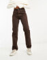 Levi's 501 straight leg jean in dark brown