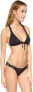 LSpace 262234 Women's Knotty Bikini Top Swimwear Black Size Small