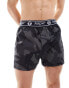 Aape By A Bathing Ape camo print boxer short in black