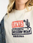 Levi's t-shirt with cactus logo in cream