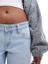 Hollister low rise relaxed baggy jean in light wash blue