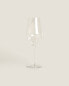 Plain crystalline wine glass