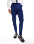 ASOS DESIGN slim suit trouser in dark blue