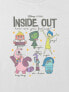 Kids Inside Out Emotions Graphic Boxy Crop Tee