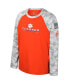 Big Boys Orange, Camo Clemson Tigers OHT Military-Inspired Appreciation Dark Star Raglan Long Sleeve T-shirt