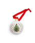 Christmas Tree Polka Dot Mug & Ornament Gift Set