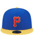 Men's Royal/Yellow Pittsburgh Pirates Empire 59FIFTY Fitted Hat