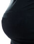 Mamalicious Maternity flared over the bump jersey trouser co-ord in black