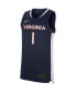 Men's #1 Navy Virginia Cavaliers Replica Basketball Jersey