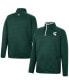 Men's Green Michigan State Spartans Rebound Quarter-Snap Jacket