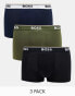 Boss Bodywear power 3 pack trunks in multi