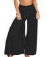 Women's Belted Sash Flounce Pants