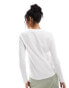 Polo Ralph Lauren long sleeve top in white