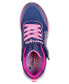 Little Girls Heart Lights-Retro Hearts Light-Up Fastening Strap Casual Sneakers from Finish Line