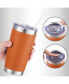 Stainless Steel Tumbler With Lid and Straw - 20oz