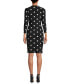 Petite Dot-Print Dress