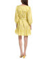 Velvet By Graham & Spencer Felicity Mini Dress Women's Yellow L