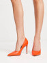 Туфли ASOS DESIGN Penza Orange High Heels