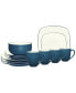 Colorwave Square 16-Pc. Dinnerware Set, Service for 4