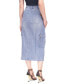 Women's Cargo Denim Midi Skirt