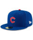 Men's Royal Chicago Cubs National Baseball Hall of Fame 59FIFTY Fitted Hat