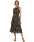 Women's Floral-Print Halter Midi Dress