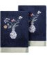 Textiles Turkish Cotton Stella Embellished Bath Towel Set, 2 Piece