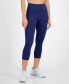 Women's Solid Cropped Leggings, Created for Macy's