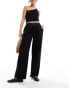 Kaiia wide leg jeans in black