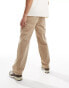 Superdry Five pocket work pants in canyon sand brown