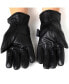 Mens Gloves Dressy Genuine Leather Warm Thermal Lined Wrist Strap