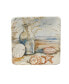 Coastal Landscape Set of 4 Canape Plates, 6"