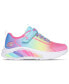 Little Girls Rainbow Cruisers Light-Up Fastening Strap Casual Sneakers from Finish Line