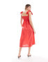 Never Fully Dressed Elspeth midaxi dress in red