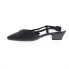 Gabor 8-5633-67 Womens Black Leather Slip On Strap Flats Shoes 36