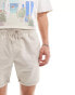 Brave Soul cotton chino short in light stone