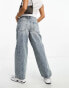 ASOS DESIGN Petite balloon jean in light blue