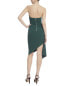 Jewel Badgley Mischka Strapless Side-Tie Mini Dress Women's 4