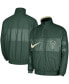 Men's Hunter Green Milwaukee Bucks Courtside Versus Capsule Full-Zip Jacket