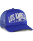 Men's Royal Los Angeles Dodgers Backhaul Foam Trucker Snapback Hat