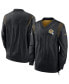 Men's Black New Orleans Saints Sideline Team ID Reversible Pullover Windshirt