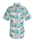 Big Boys Morning Flower Print Short Sleeve Woven Shirt