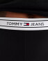 Tommy Jeans logo taping leggings in black