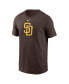 Men's Brown San Diego Padres Fuse Logo T-Shirt