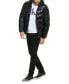 Men's High Shine Hooded Puffer Jacket